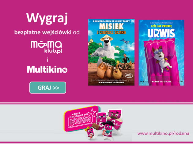 Co tydzień wejściówki do Multikina od mamaklub.pl