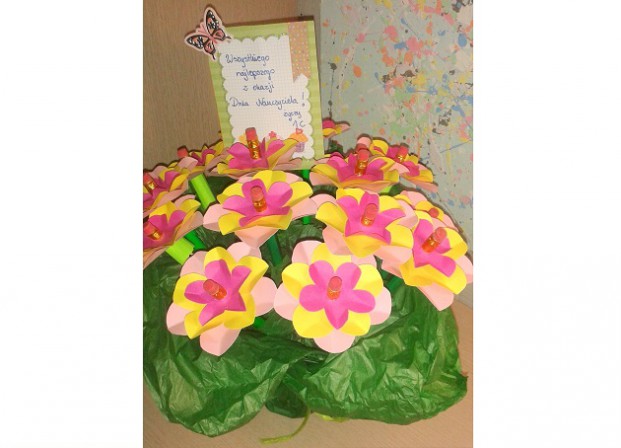 Kwiaty dla nauczyciela